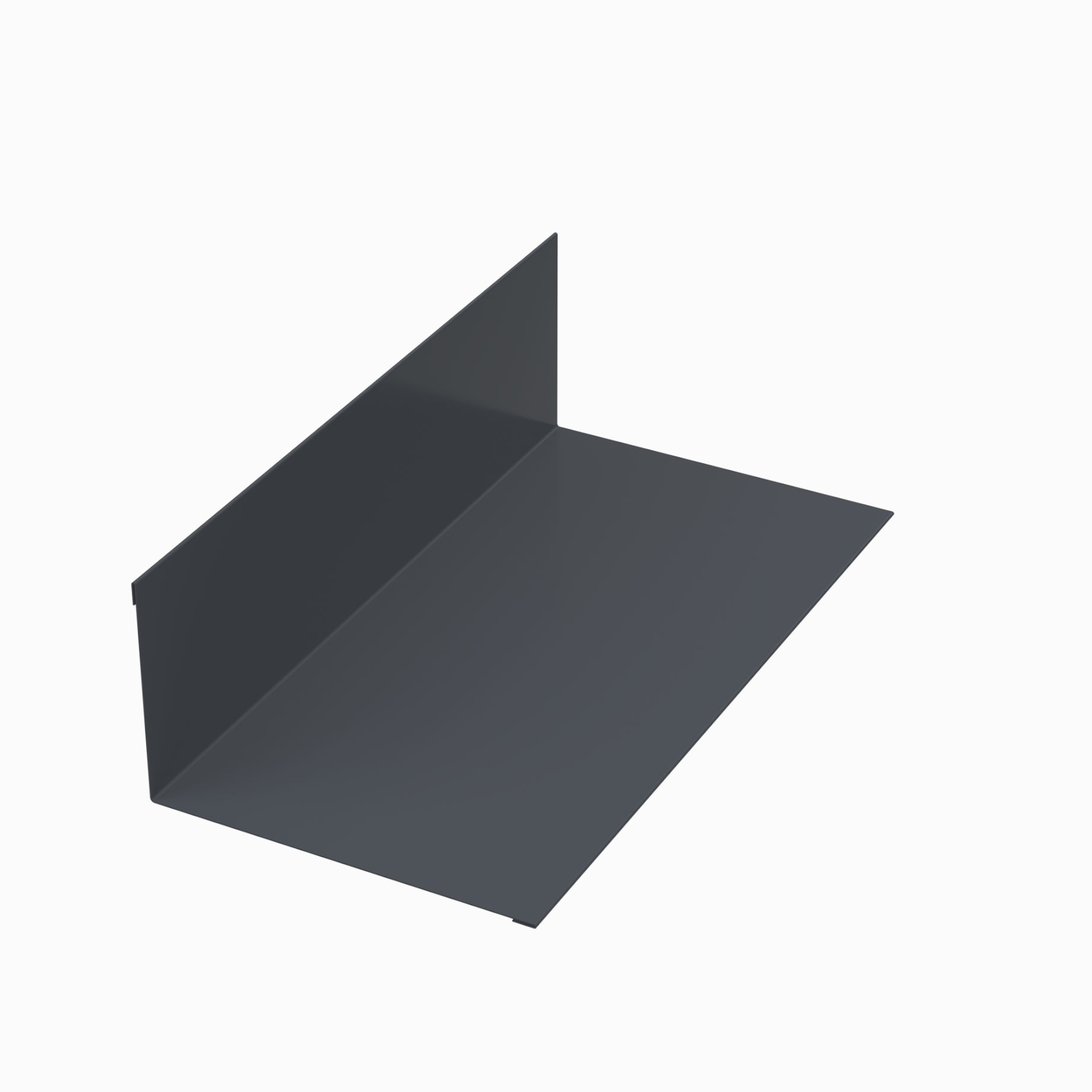 Планка примыкания верхняя RAL 7024, 250х147х2000