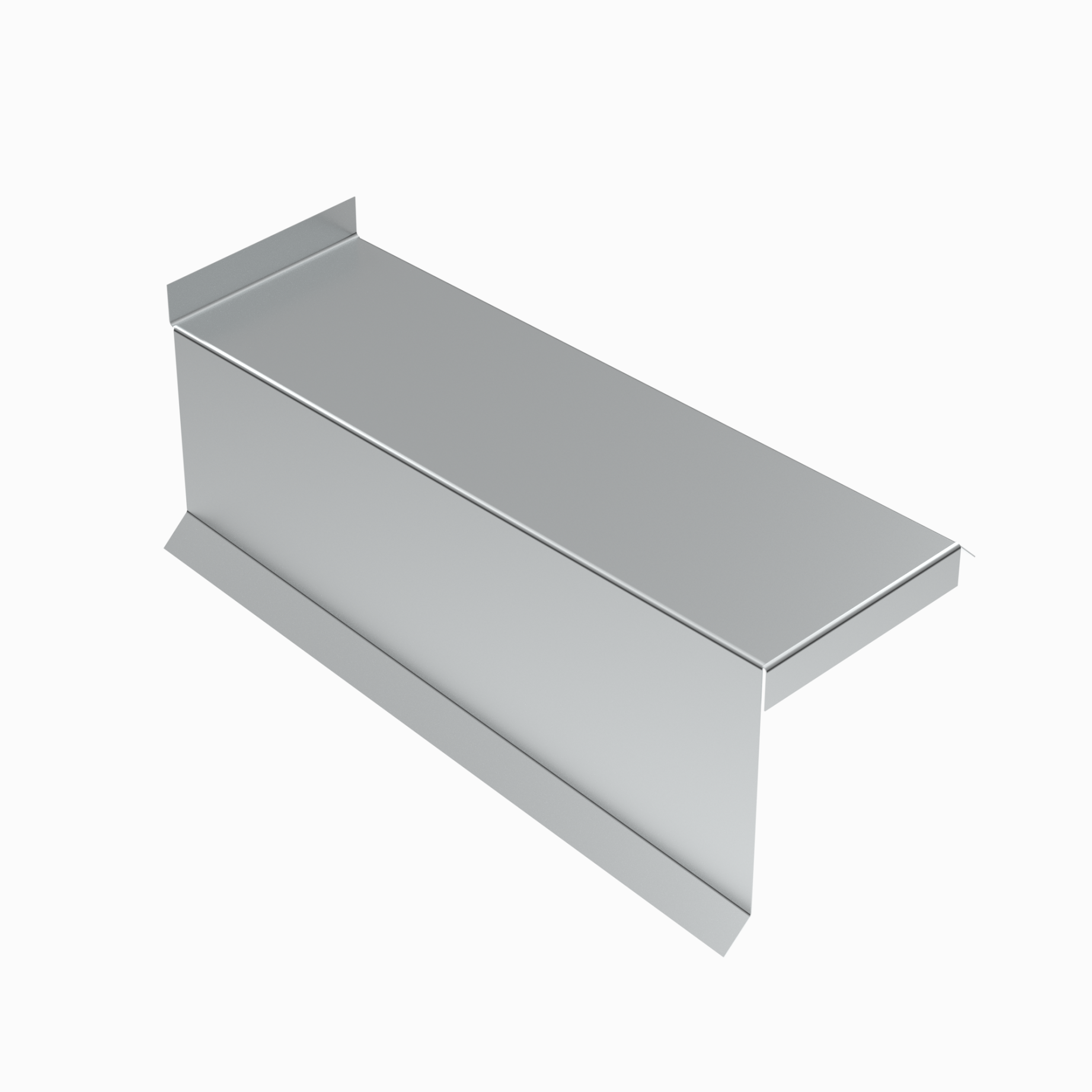 Планка сегментная торцевая левая Цинк, 