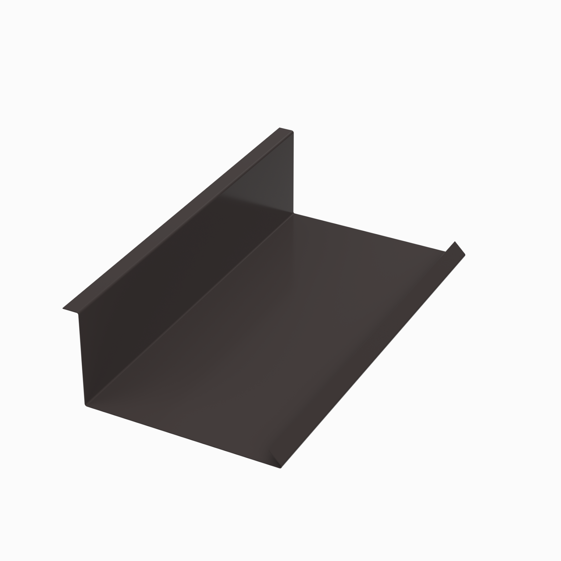 Планка примыкания нижняя RAL 8019, 150х200х2000