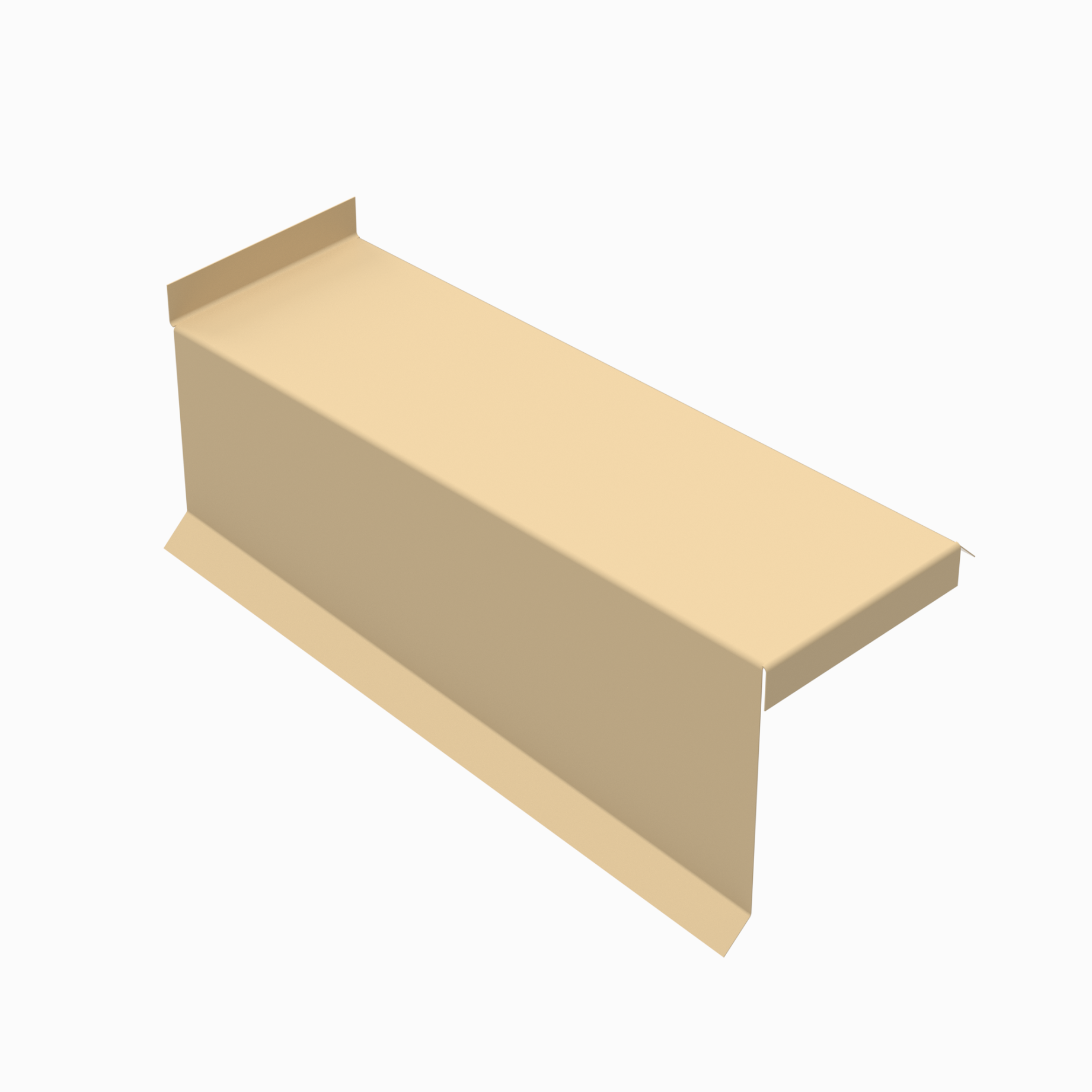 Планка сегментная торцевая левая RAL 1014, 