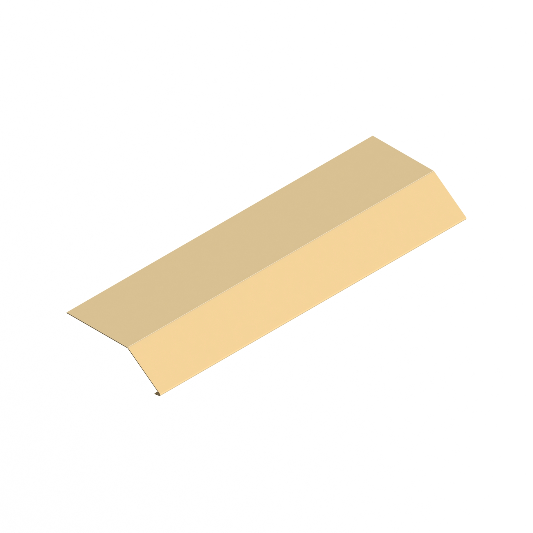 Планка карнизная 0.5 мм. RAL 1014, 100х69х2000