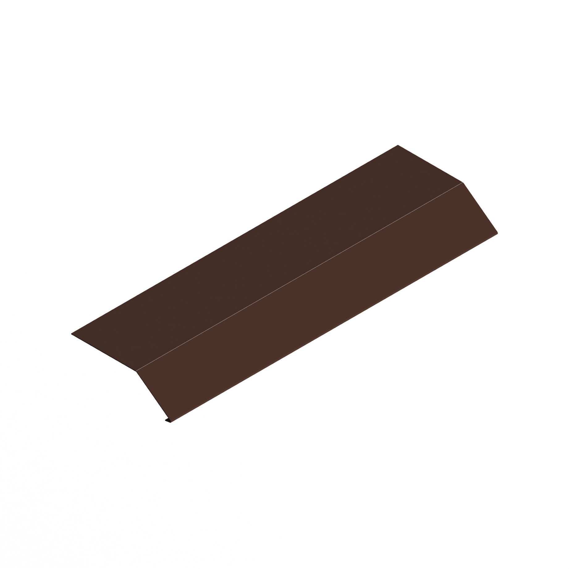 Планка карнизная 0.5 мм. RAL 8017, 100х69х2000