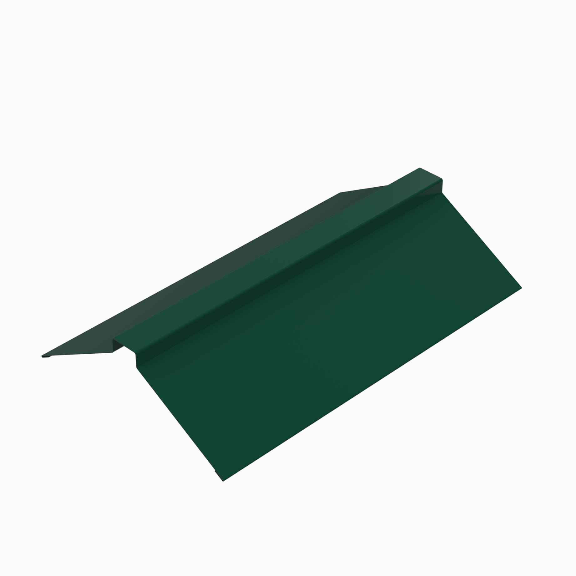 Планка конька плоского RAL 6005, 155х155х2000