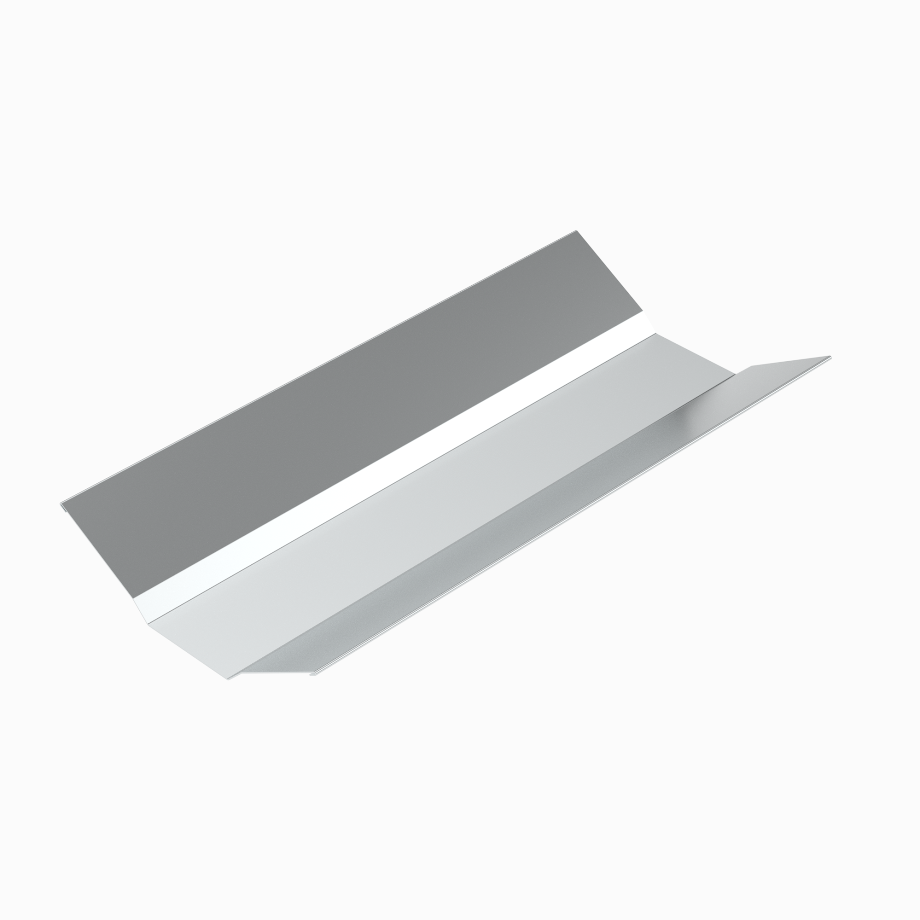 Планка ендовы верхняя 0.5 мм. Цинк, 298х298х2000