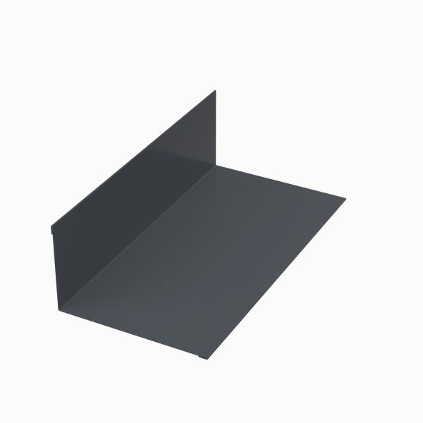 Планка примыкания верхняя RAL 7024, 250х147х2000