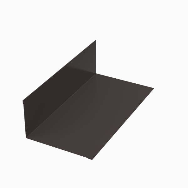 Планка примыкания верхняя RAL 8019, 250х147х2000