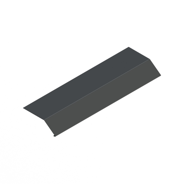 Планка карнизная 0.45 мм. RAL 7024, 100х69х2000