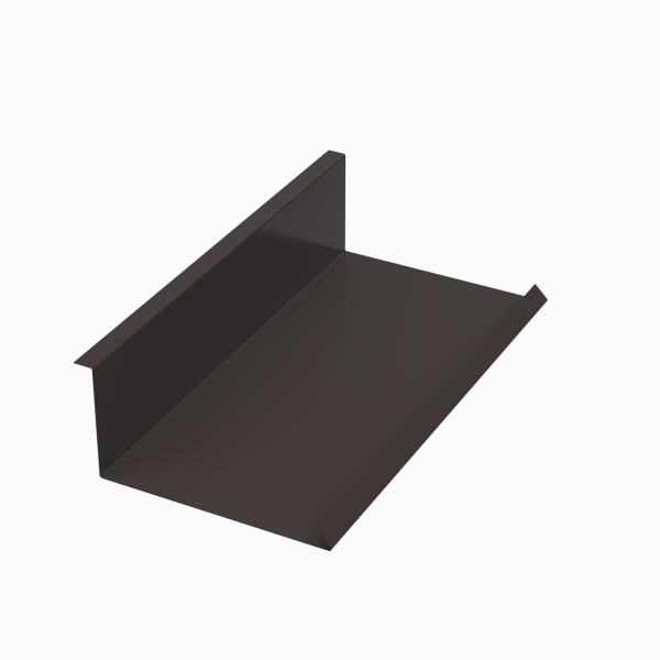 Планка примыкания нижняя RAL 8019, 150х200х2000