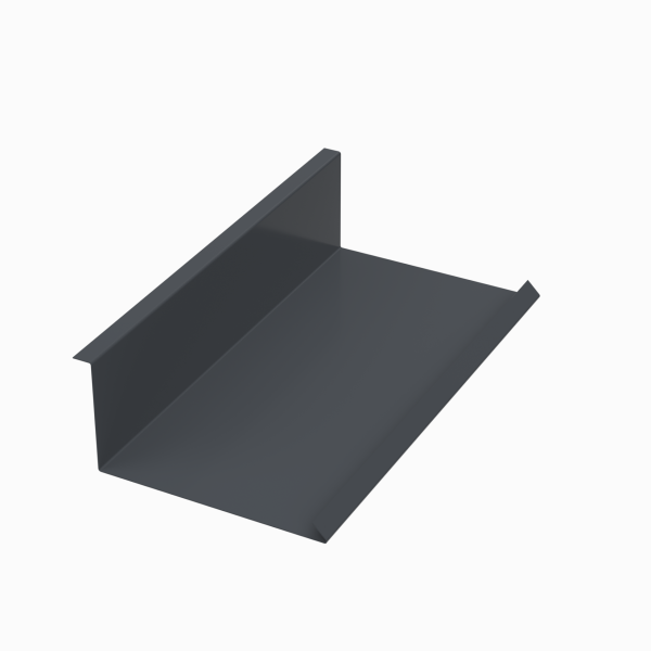 Планка примыкания нижняя RAL 7024, 150х200х2000