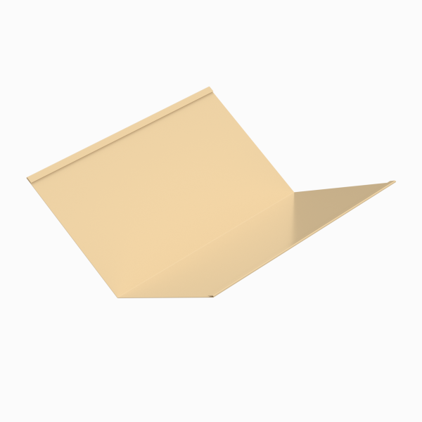 Планка ендовы нижняя 0.4 мм. RAL 1014, 298х298х2000