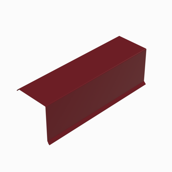 Планка торцевая RAL 3005, 135х145х2000