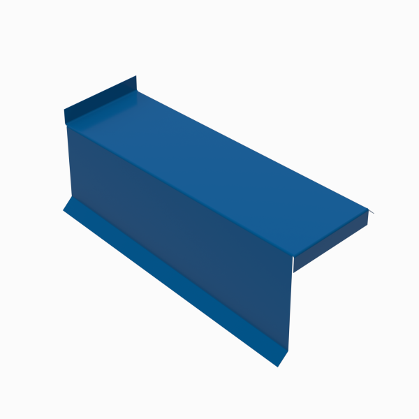 Планка сегментная торцевая левая RAL 5005, 