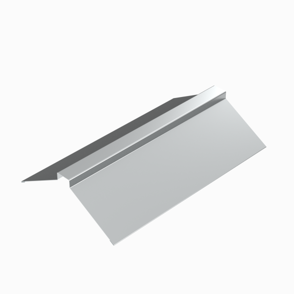 Планка конька плоского Цинк, 155х155х2000