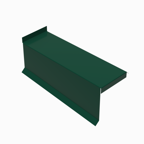 Планка сегментная торцевая левая RAL 6005, 