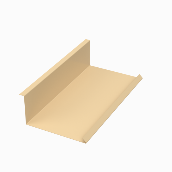 Планка примыкания нижняя RAL 1014, 150х200х2000