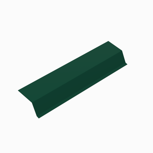 Планка капельник RAL 6005, 79х55х2000